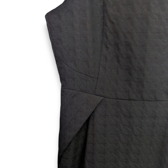 Alfred Sung Sleeveless Textured Fabric Dress With Hip Detail Size 12 - Picture 3 of 4